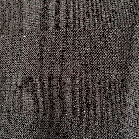 Vintage Black Sweater Open Front Cardigan SweeTree XL - Picture 2 of 5